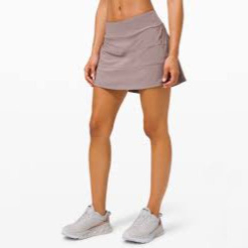 Lululemon Pace Rival Mid-Rise Skort, Dusty Dawn, Size 4